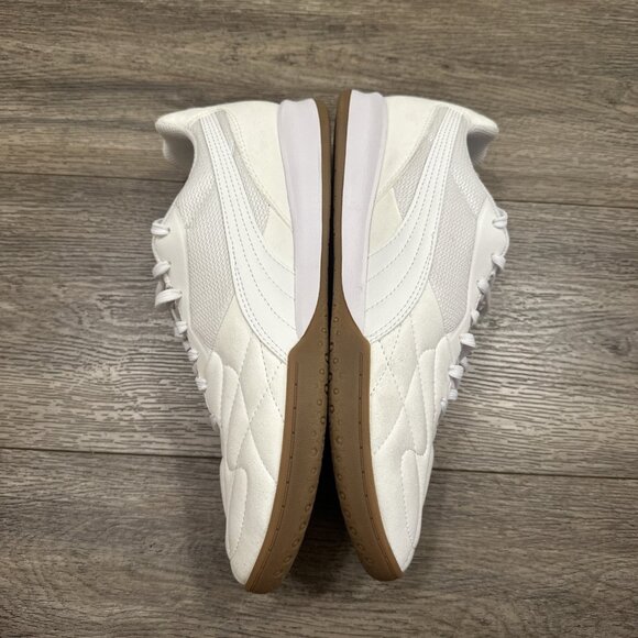 New Men\'s PUMA King Top IT Indoor Futsal Soccer Shoes Sz US 8.5 White 107349-02 main image 3